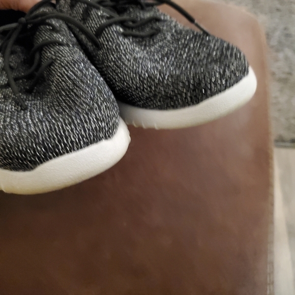 𝅺ALDO Black and Silver Sparkly Sneakers - Picture 10 of 11